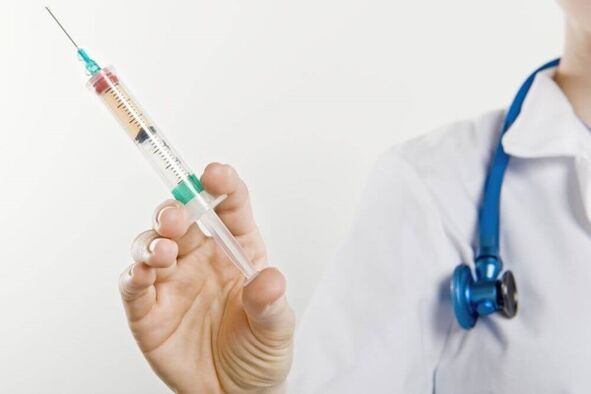 injekce k léčbě prostatitidy